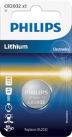 Batteri CR 2032 3V Lithium Philips